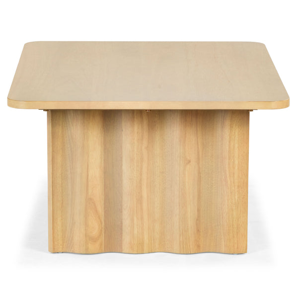 Safavieh Yurina Rectangle Wood Coffee Table - Elegant Design For Modern Living Spaces, Durable & Timeless Appeal Natural Wood Sfv4222a