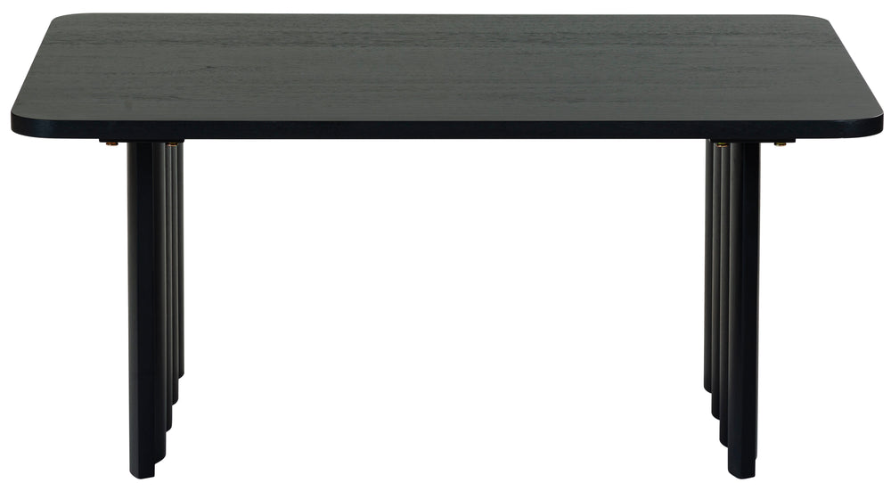 Safavieh Yurina Rectangle Wood Coffee Table - Elegant Design For Modern Living Spaces, Durable & Timeless Appeal Black Wood Sfv4222b