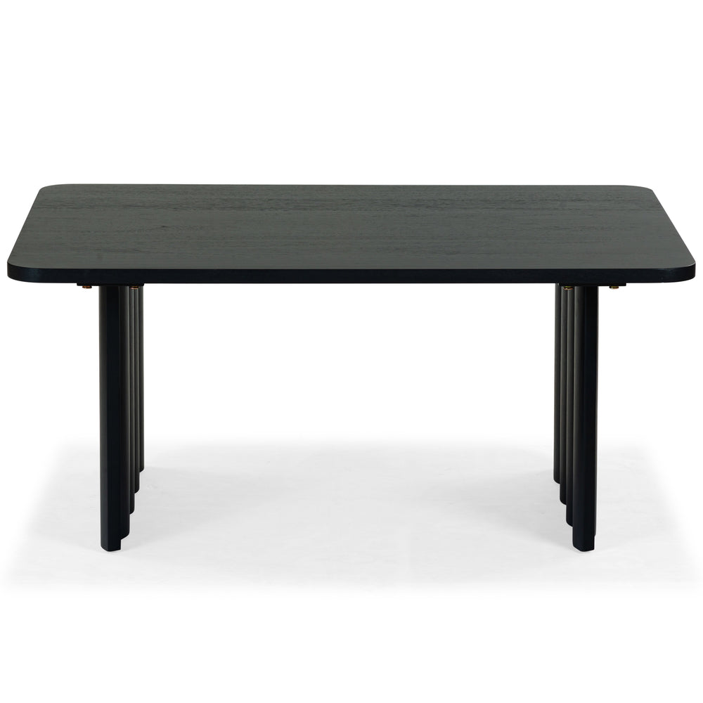 Safavieh Yurina Rectangle Wood Coffee Table - Elegant Design For Modern Living Spaces, Durable & Timeless Appeal Black Wood Sfv4222b