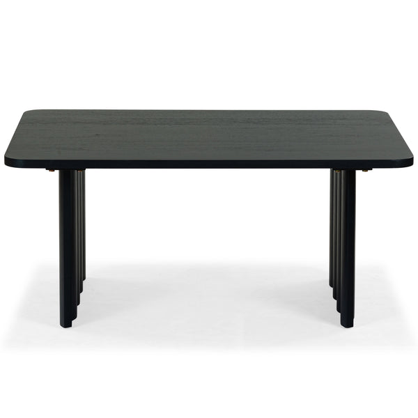 Safavieh Yurina Rectangle Wood Coffee Table - Elegant Design For Modern Living Spaces, Durable & Timeless Appeal Black Wood Sfv4222b