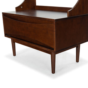 Safavieh Pitta Wood 1 Drawer Hall Tree – Elegant Walnut Design With Gold Accents For Stylish Entryway Storage Walnut ,Gold Wood ,Metal Sfv4224a-2bx