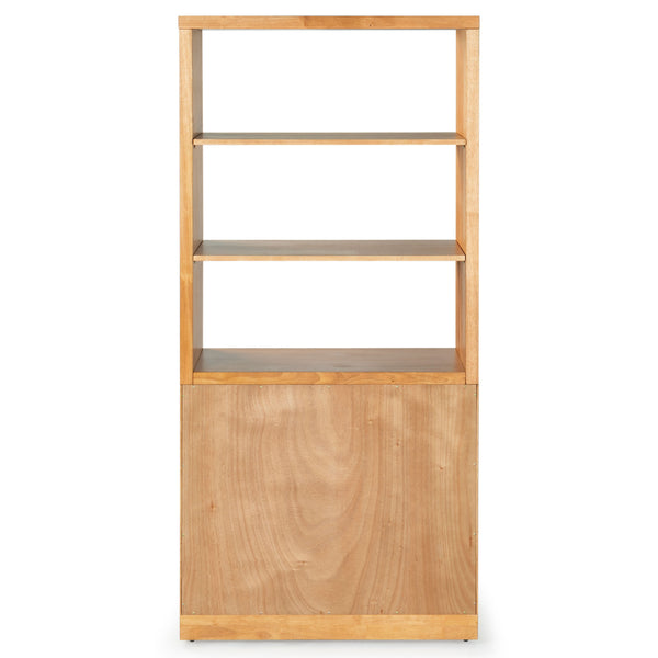 Safavieh Roades Glass Cabinet Bookcase – Stylish Wood Design With Glass Panels For Elegant Home Organization Natural Wood ,Glass ,Metal Sfv4225b-2bx