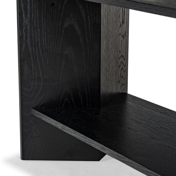 Safavieh NORRINGTON Wood 5-Shelf Bookshelf - Contemporary Storage Solution for Home, Office & Display Decor Black SFV4227A