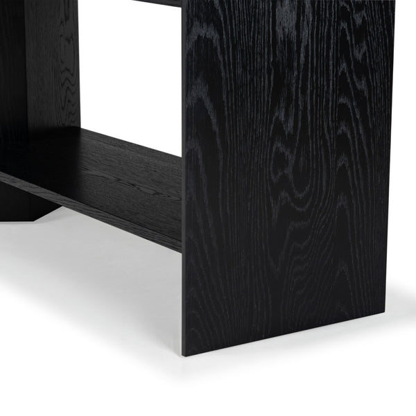 Safavieh NORRINGTON Wood 5-Shelf Bookshelf - Contemporary Storage Solution for Home, Office & Display Decor Black SFV4227A