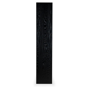Safavieh NORRINGTON Wood 5-Shelf Bookshelf - Contemporary Storage Solution for Home, Office & Display Decor Black SFV4227A