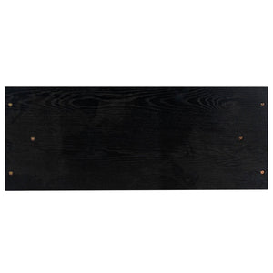 Safavieh NORRINGTON Wood 5-Shelf Bookshelf - Contemporary Storage Solution for Home, Office & Display Decor Black SFV4227A