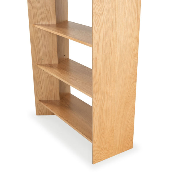Safavieh NORRINGTON Wood 5-Shelf Bookshelf - Contemporary Storage Solution for Home, Office & Display Decor Natural SFV4227B