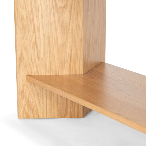 Safavieh NORRINGTON Wood 5-Shelf Bookshelf - Contemporary Storage Solution for Home, Office & Display Decor Natural SFV4227B
