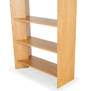 Safavieh NORRINGTON Wood 5-Shelf Bookshelf - Contemporary Storage Solution for Home, Office & Display Decor Natural SFV4227B