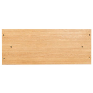 Safavieh NORRINGTON Wood 5-Shelf Bookshelf - Contemporary Storage Solution for Home, Office & Display Decor Natural SFV4227B