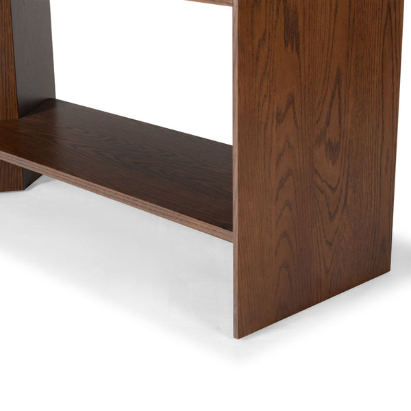 Safavieh NORRINGTON Wood 5-Shelf Bookshelf - Contemporary Storage Solution for Home, Office & Display Decor Walnut SFV4227C