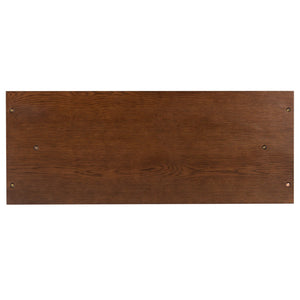 Safavieh NORRINGTON Wood 5-Shelf Bookshelf - Contemporary Storage Solution for Home, Office & Display Decor Walnut SFV4227C