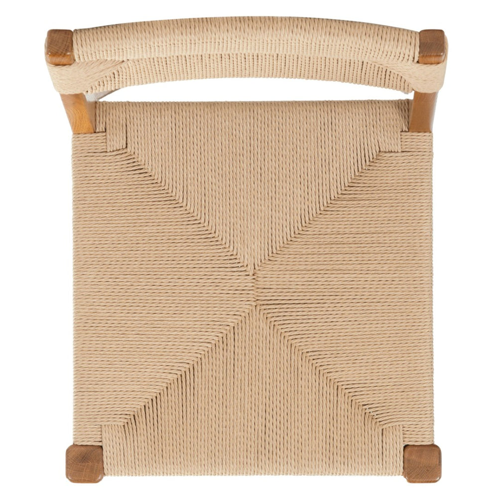Safavieh CODY RATTAN COUNTER STOOL - Elegant Minimalist Design Perfect for Modern Kitchens and Bars Natural SFV4228B