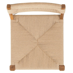 Safavieh CODY RATTAN COUNTER STOOL - Elegant Minimalist Design Perfect for Modern Kitchens and Bars Natural SFV4228B