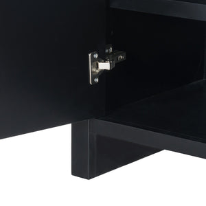 Safavieh Liabella 5 Shelf Wood Bookcase - Stylish Home Storage Solution For Books And Decor Showcase Black ,White Wood ,Metal Sfv4234b-2bx