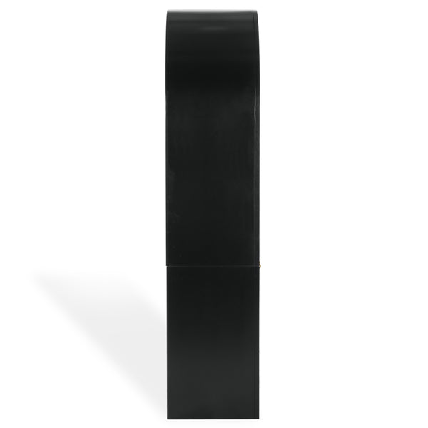 Safavieh Liabella 5 Shelf Wood Bookcase - Stylish Home Storage Solution For Books And Decor Showcase Black ,White Wood ,Metal Sfv4234b-2bx