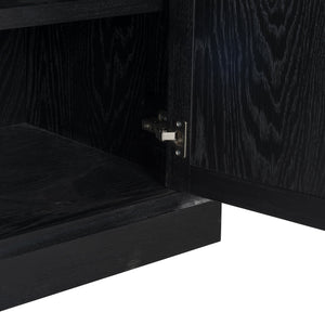 Safavieh Haylina 4 Shelf Wood Bookcase – Elegant Design For Organized Living In Modern Spaces And Style Black Wood ,Metal Sfv4237a-2bx