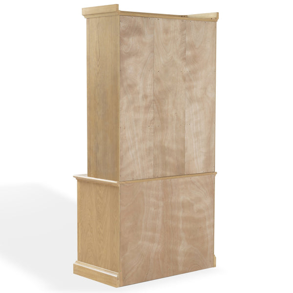 Safavieh Haylina 4 Shelf Wood Bookcase – Elegant Design For Organized Living In Modern Spaces And Style Natural ,Black Wood ,Metal Sfv4237b-2bx