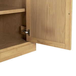 Safavieh Haylina 4 Shelf Wood Bookcase – Elegant Design For Organized Living In Modern Spaces And Style Natural ,Black Wood ,Metal Sfv4237b-2bx