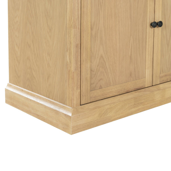 Safavieh Haylina 4 Shelf Wood Bookcase – Elegant Design For Organized Living In Modern Spaces And Style Natural ,Black Wood ,Metal Sfv4237b-2bx