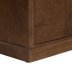 Safavieh Francesco 4 Shelf Wood Bookcase – Stylish Storage Solution With Elegant Accents For Any Room Walnut ,Brass Wood ,Metal Sfv4238a-2bx