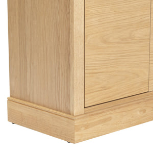 Safavieh Francesco 4 Shelf Wood Bookcase – Stylish Storage Solution With Elegant Accents For Any Room Natural ,Black Wood ,Metal Sfv4238b-2bx