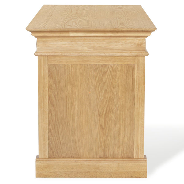 Safavieh Francesco 4 Drawer Wood Desk – Elegant Design With Durable Construction For A Stylish Workspace Upgrade Natural ,Black Wood ,Metal Sfv4239b-2bx