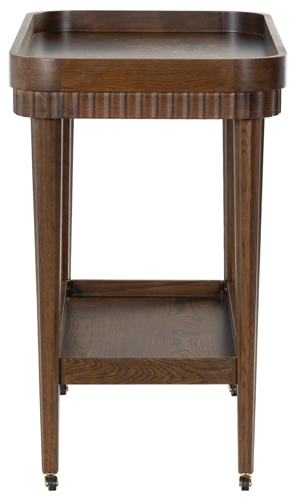 Safavieh Feliciabriana Wood 2 Shelf Barcart – Stylish And Functional Home Decor For Entertaining Guests Elegantly Walnut Wood ,Metal Sfv4247b