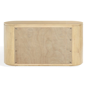 Rikki Fluted 6-Drawer Wood Dresser — Spacious Solid & Engineered Wood Storage With Textured Fronts