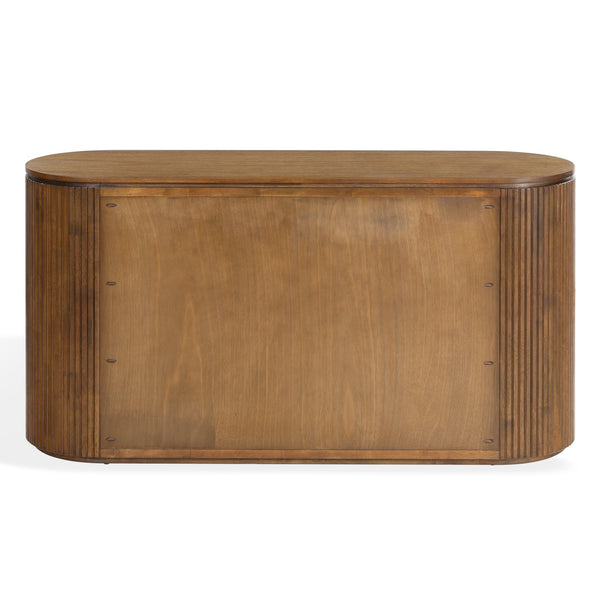 Rikki Fluted 6-Drawer Wood Dresser — Spacious Solid & Engineered Wood Storage With Textured Fronts
