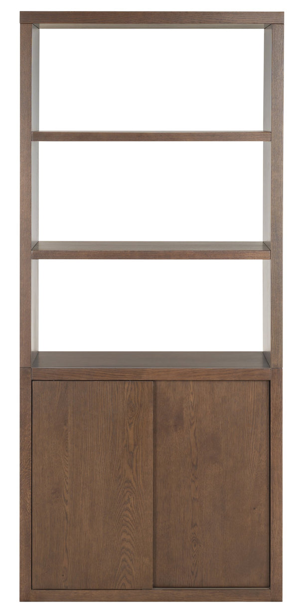 Safavieh Elanna Wood 4 Shelf Bookcase - Elegant Natural Design For Stylish Home Organization And Decor Walnut Wood Sfv4253b-2bx