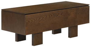 Safavieh Sherianya Wood Storage Bench – Stylishly Organize Your Space With Natural Elegance And Functionality Walnut Wood Sfv4256b