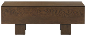 Safavieh Sherianya Wood Storage Bench – Stylishly Organize Your Space With Natural Elegance And Functionality Walnut Wood Sfv4256b