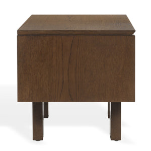 Safavieh Sherianya Wood Storage Bench – Stylishly Organize Your Space With Natural Elegance And Functionality Walnut Wood Sfv4256b