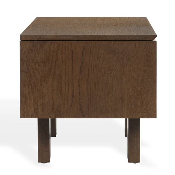 Safavieh Sherianya Wood Storage Bench – Stylishly Organize Your Space With Natural Elegance And Functionality Walnut Wood Sfv4256b