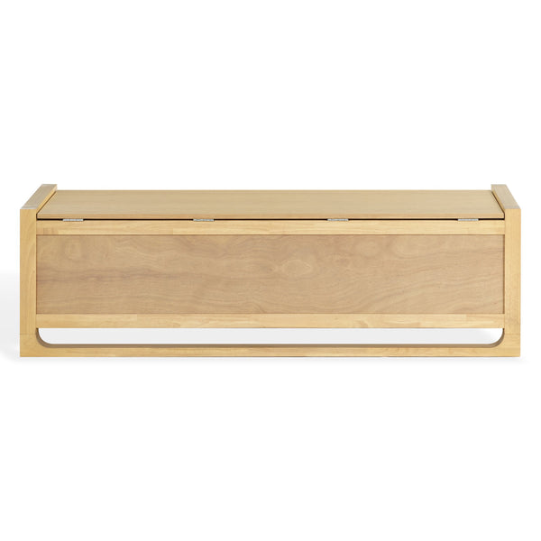 Safavieh Tyrell Wood Storage Bench - Stylish And Functional Addition To Elevate Your Home Decor Effortlessly Natural Wood Sfv4257a