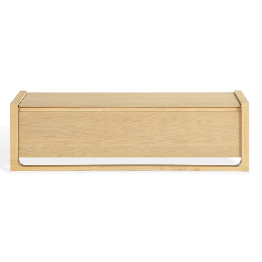 Safavieh TYRELL Wood Storage Bench - Versatile Seating and Hidden Storage for Stylish Home Organization Natural SFV4257A