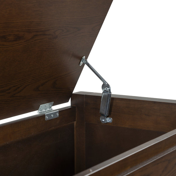 Safavieh Tyrell Wood Storage Bench - Stylish And Functional Addition To Elevate Your Home Decor Effortlessly Walnut Wood Sfv4257b