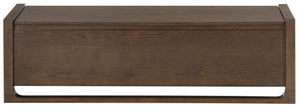 Safavieh Tyrell Wood Storage Bench - Stylish And Functional Addition To Elevate Your Home Decor Effortlessly Walnut Wood Sfv4257b