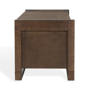 Safavieh Tyrell Wood Storage Bench - Stylish And Functional Addition To Elevate Your Home Decor Effortlessly Walnut Wood Sfv4257b