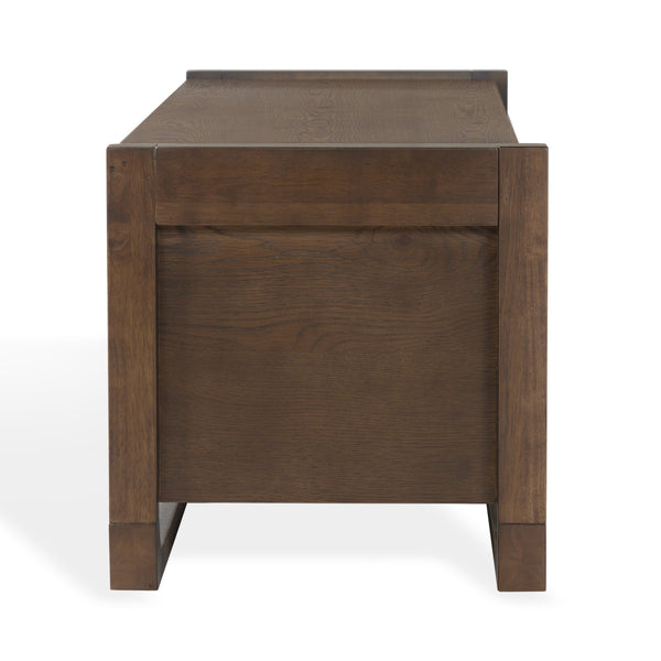 Safavieh Tyrell Wood Storage Bench - Stylish And Functional Addition To Elevate Your Home Decor Effortlessly Walnut Wood Sfv4257b