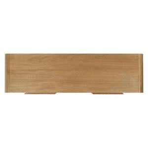 Safavieh VITALE Reeded Wood Dresser - Elegant Storage Solution with Textured Design for Timeless Interiors Natural SFV4260A