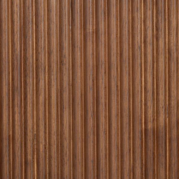 Safavieh Vitale Reeded Wood Dresser - Elegant Storage Solution With Textured Finish For Stylish Homes Walnut Wood Sfv4260b