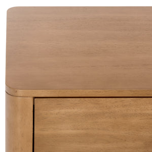 Abbiava Six-Drawer Wood Dresser With Metal Accents — Spacious 64.5" Storage, Smooth-Glide Design