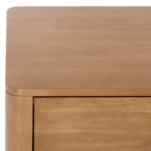 Abbiava Six-Drawer Wood Dresser With Metal Accents — Spacious 64.5" Storage, Smooth-Glide Design
