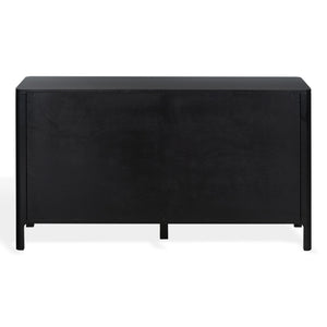 Abbiava Six-Drawer Wood Dresser With Metal Accents — Spacious 64.5" Storage, Smooth-Glide Design