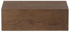 Safavieh Forrester 1 Drawer Floating Nightstand - Elevate Your Bedroom With Modern Elegance And Style Walnut Wood Sfv4263b