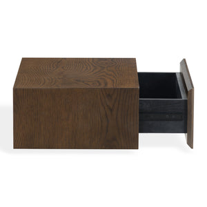Safavieh Forrester 1 Drawer Floating Nightstand - Elevate Your Bedroom With Modern Elegance And Style Walnut Wood Sfv4263b