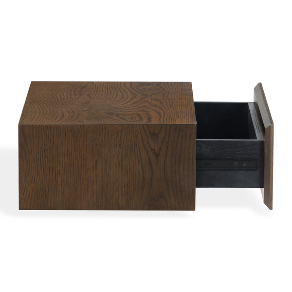 Safavieh Forrester 1 Drawer Floating Nightstand - Elevate Your Bedroom With Modern Elegance And Style Walnut Wood Sfv4263b