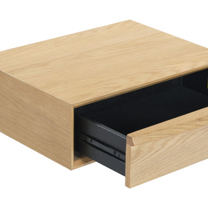 Safavieh Philbert 1 Drawer Floating Nightstand In Natural Wood - Elegant, Stylish Storage For Your Bedroom Natural Wood Sfv4264a